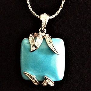 BUTLER Fifth Avenue Silver, Necklace with Turqoise Stone